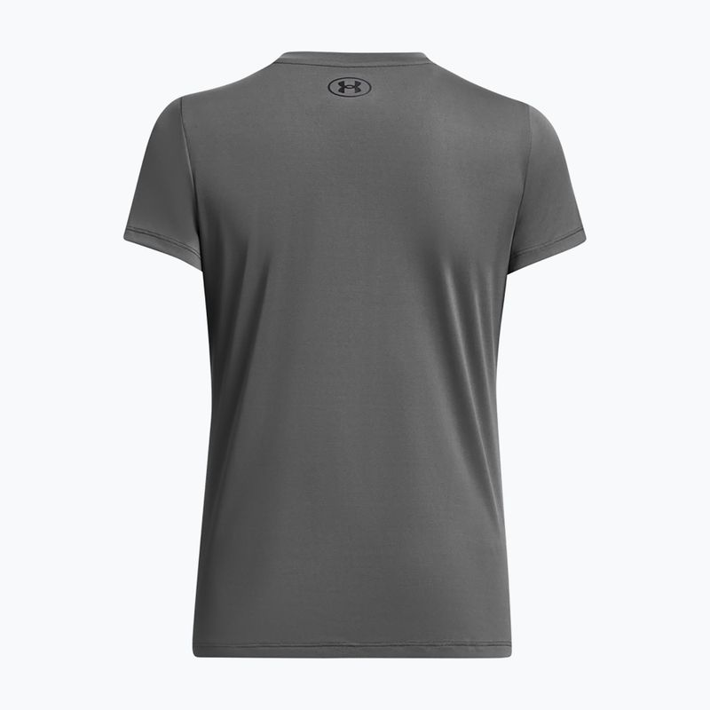 Női edző póló Under Armour Tech SSV Solid castlerock/black 2