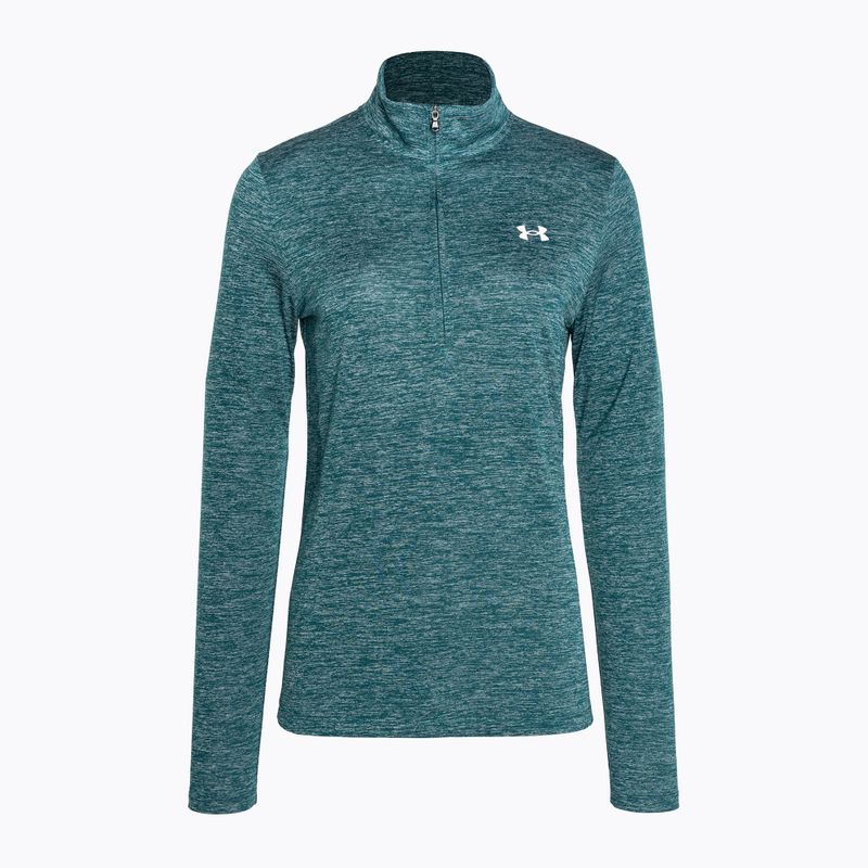 Női pulóver Under Armour Tech 1/2 Zip-Twist hydro teal/white 3