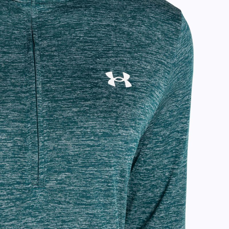 Női pulóver Under Armour Tech 1/2 Zip-Twist hydro teal/white 5