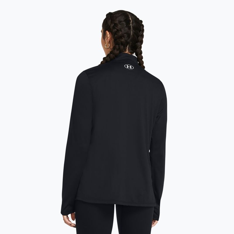 Under Armour női pulóver Tech 1/2 Zip Solid fekete / fehér 2