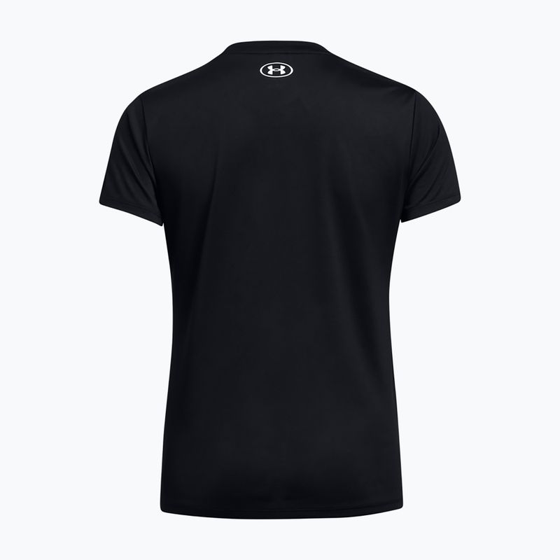 Női edző póló Under Armour Tech SSV Solid black/white 2