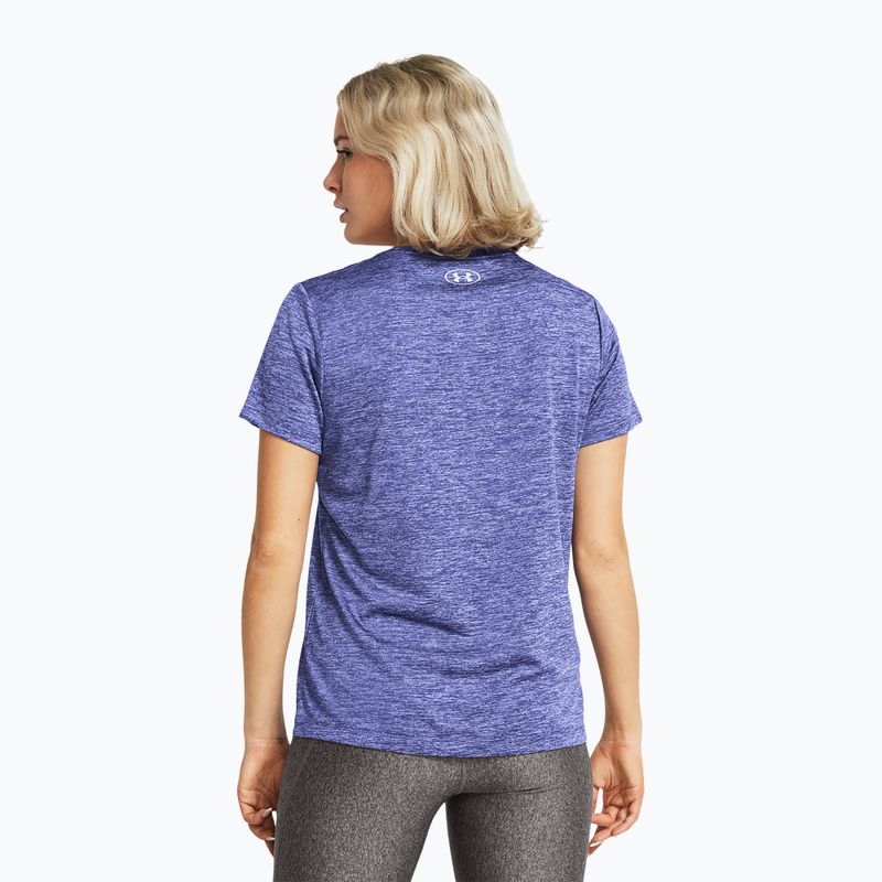 női edzőpóló  Under Armour Tech C-Twist starlight/celeste 2