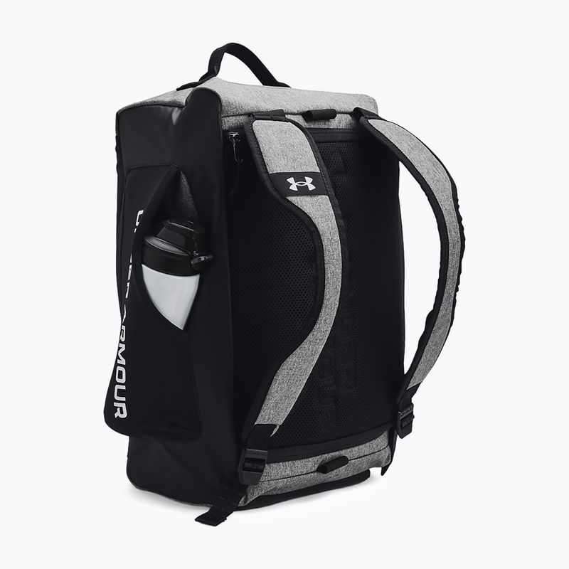 Edzőtáska Under Armour Contain Duo 40 l castlerock medium heather/black/white 3