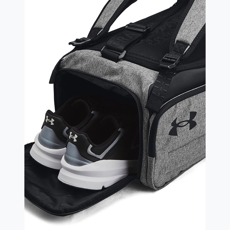 Edzőtáska Under Armour Contain Duo 40 l castlerock medium heather/black/white 5