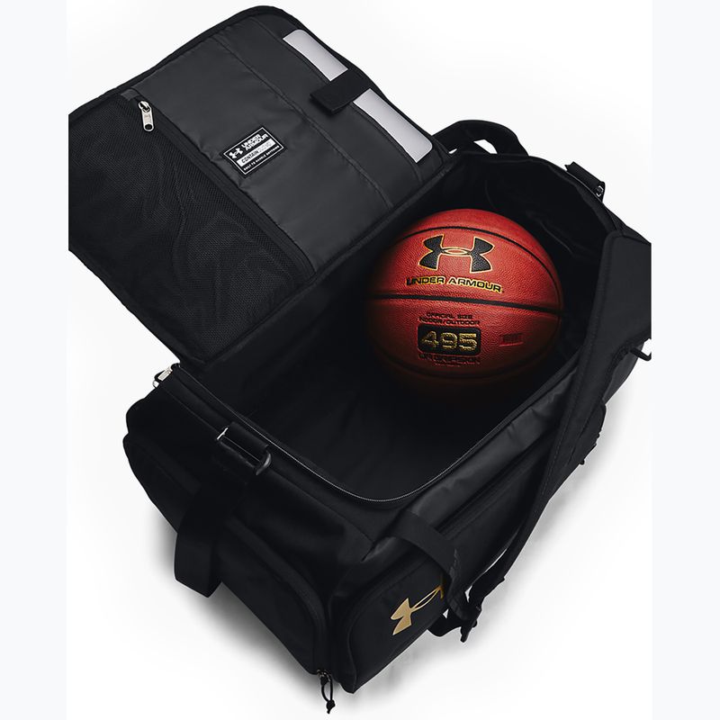 Under Armour Contain Duo 50 l edzőtáska fekete/metál arany 4