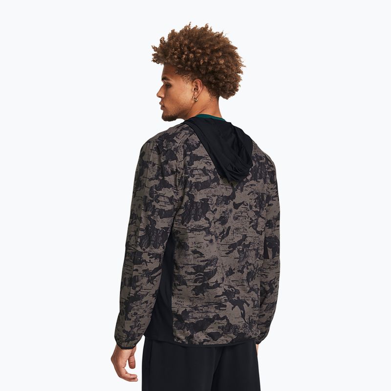 Férfi kabát Under Armour Project Rock Iso Tide Hybrid brown 2