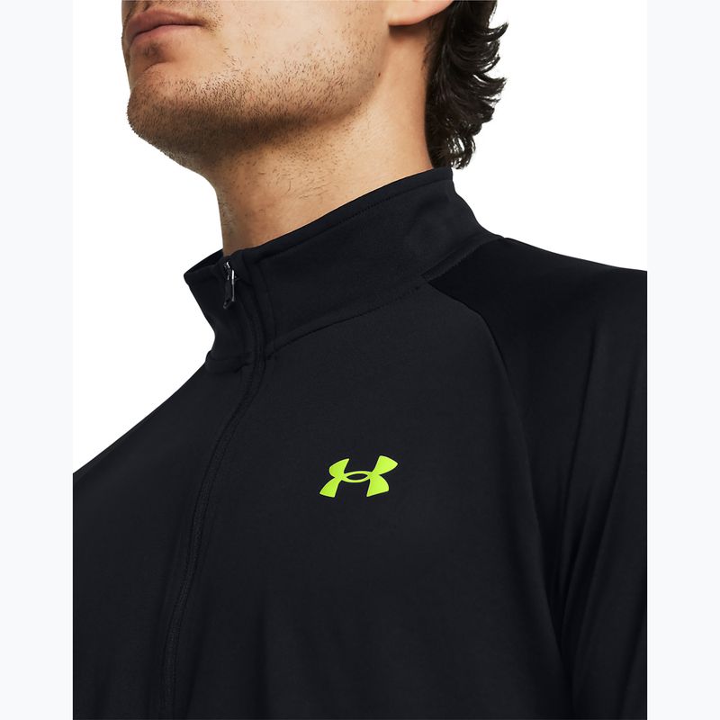 Férfi melegítőfelső Under Armour Tech 2.0 1/2 Zip black/high vis yellow 3