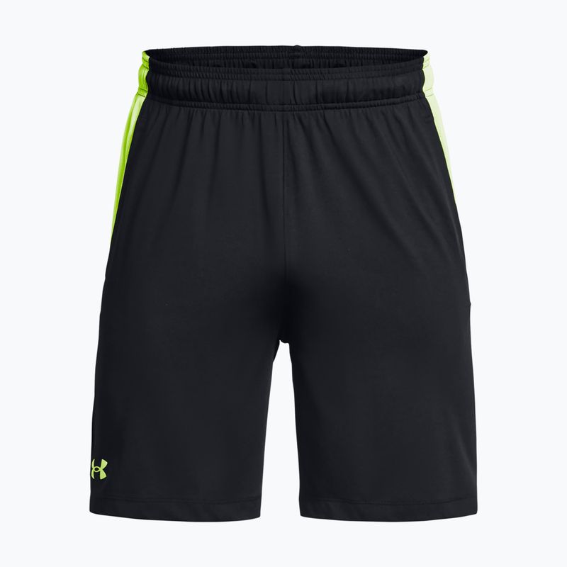 férfi edzőnadrág Under Armour Tech Vent black/high-vis yellow/high-vis yellow 5