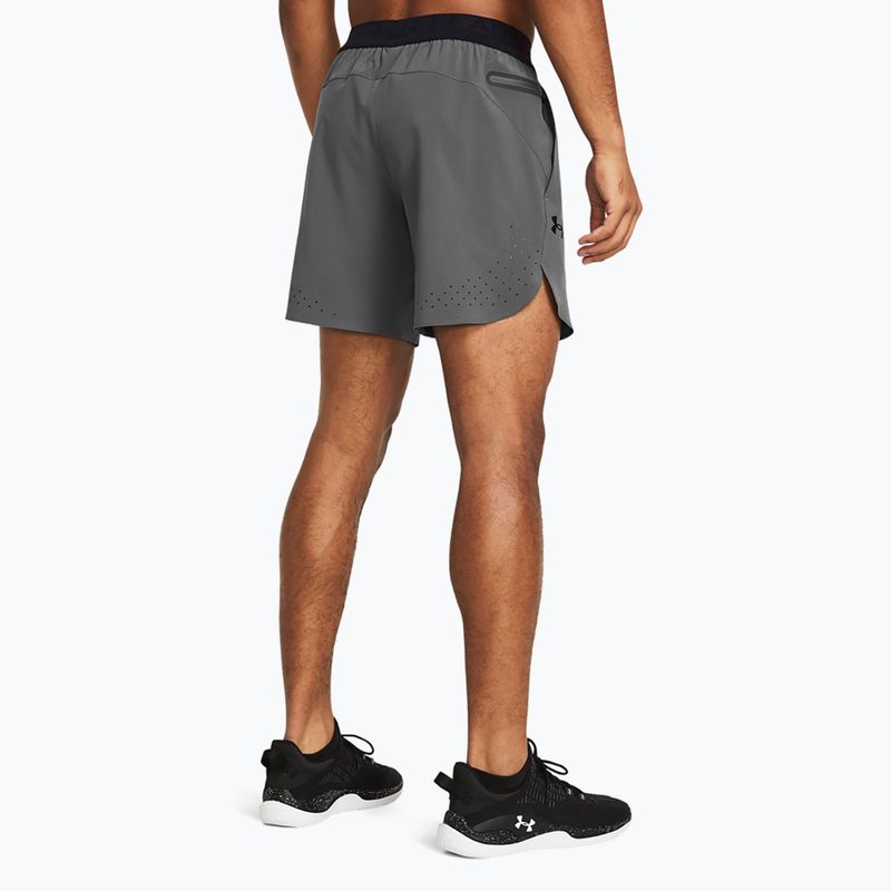 Férfi Under Armour Vanish Elite castlerock/fekete rövidnadrág 3