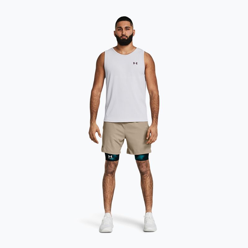 Férfi edzőshort Under Armour UA Vanish Woven 6in timberwolf taupe/fekete 2