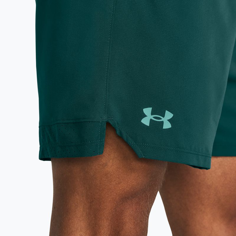 férfi edzőnadrág Under Armour Ua Vanish Woven 6in hydro teal/radial turquoise 4