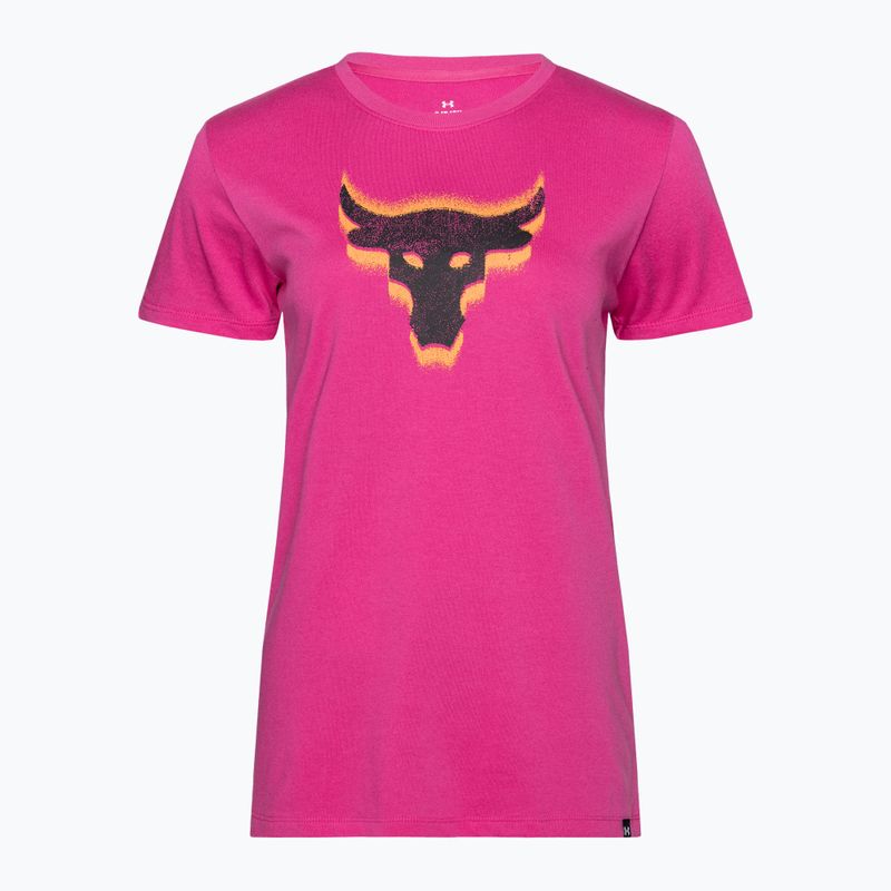 női edzőpóló  Under Armour Project Underground Core T astro pink/black