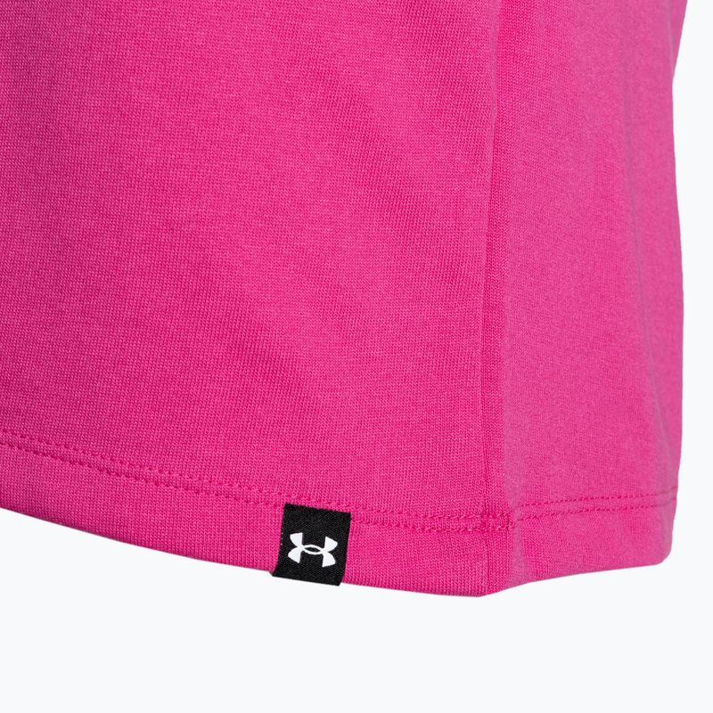 női edzőpóló  Under Armour Project Underground Core T astro pink/black 4