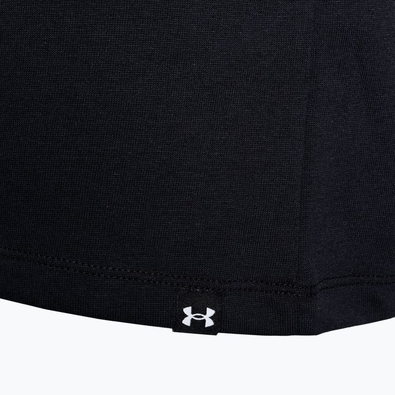 női edzőpóló  Under Armour Project Underground Core T black/viral blue 4