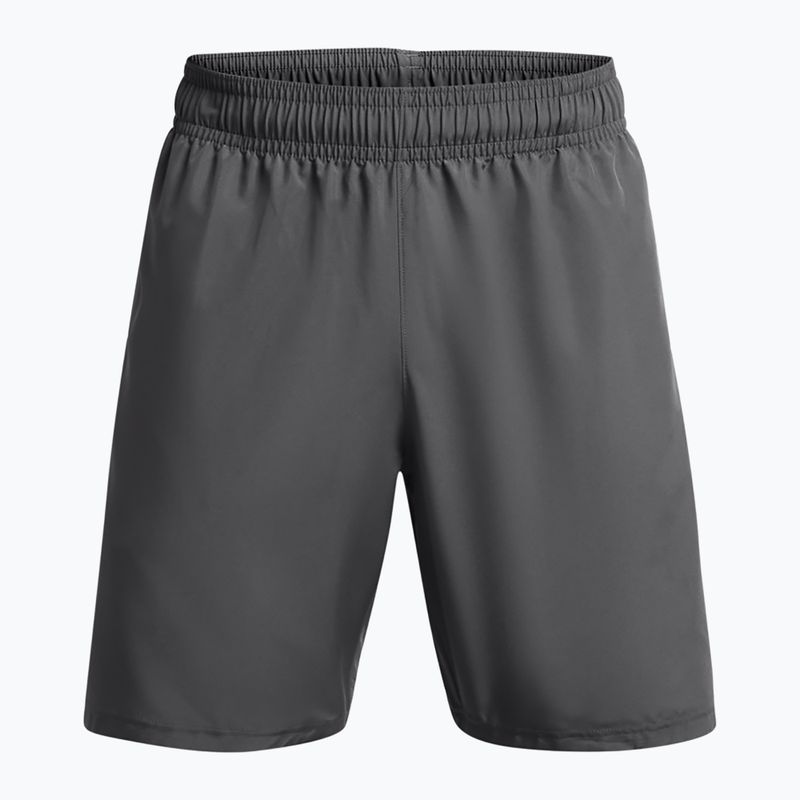 Férfi Under Armour Woven Wordmark castlerock/fehér edzőnadrág 5