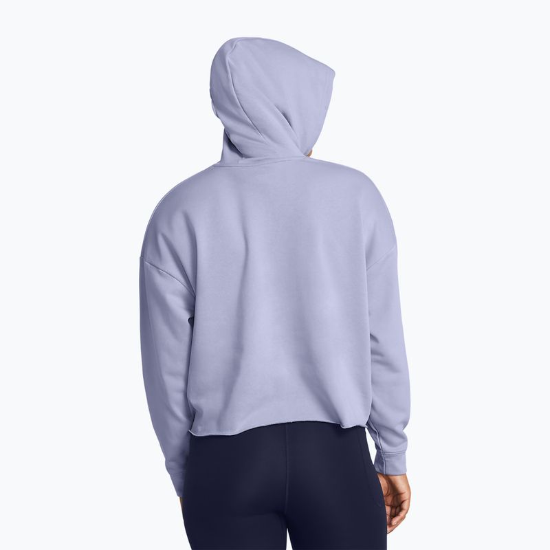 Under Armour női edzőpulóver Rival Terry OS Hoodie celeste/fehér 2