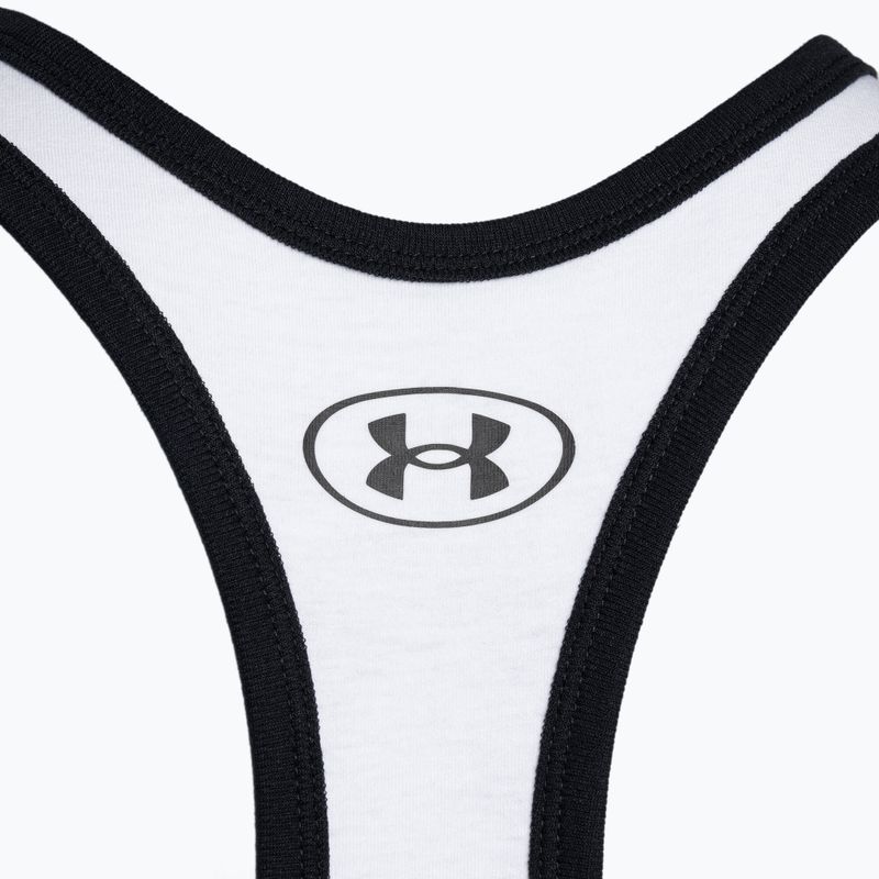 Under Armour Project Rock Get To Work Tank fehér/fekete/phoenix fire férfi edző tank top 4