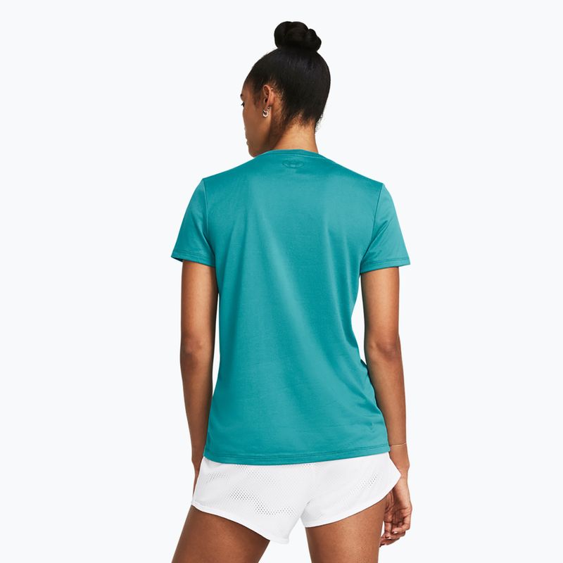 női edzőpóló  Under Armour Tech BL HD circuit teal/coastal teal 2