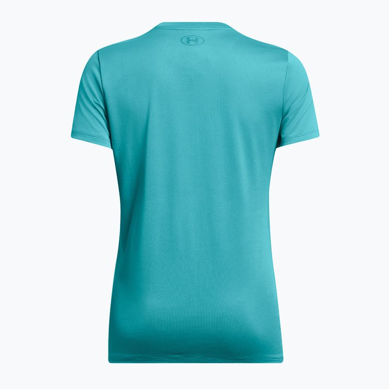 női edzőpóló  Under Armour Tech BL HD circuit teal/coastal teal 4