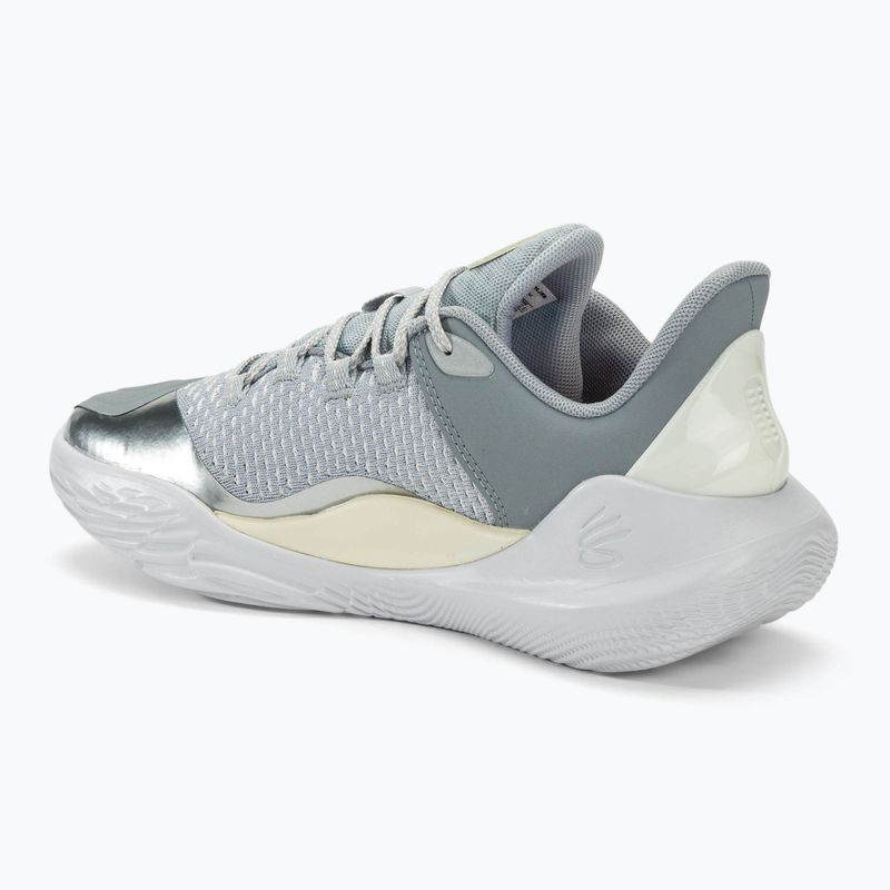 Kosárlabda cipő Under Armour Curry 11 YW halo gray/steel/white clay 3