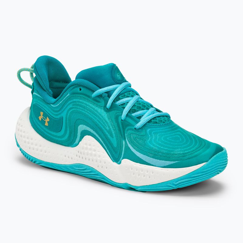 kosárlabda cipő Under Armour Spawn 6 circuit teal/sky blue/white