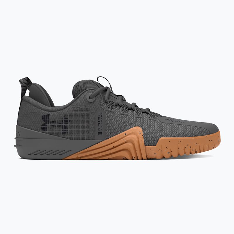 Under Armour TriBase Reign 6 castlerock/titán szürke/fekete férfi edzőcipő 8