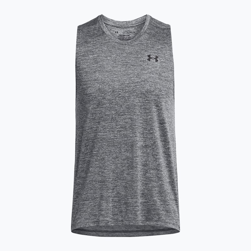 Férfi Under Armour Tech Tank edzőpóló castlerock/fekete edzőpóló 3