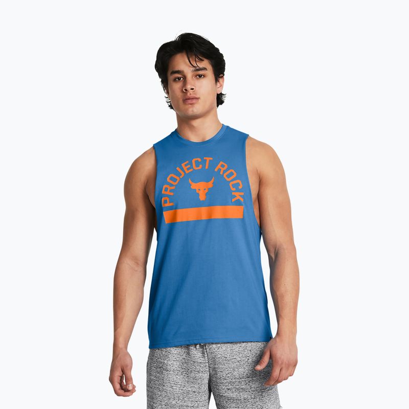 férfi hosszú ujjú  Under Armour Project Rock Payoff Graphic viral blue/atomic/black