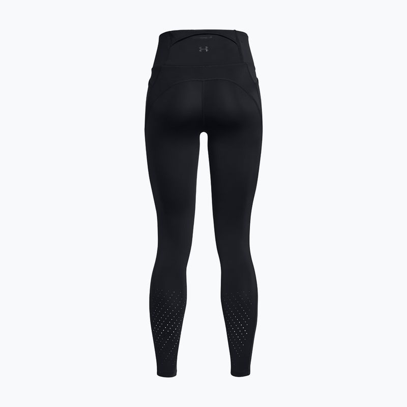 Under Armou Launch Elite fekete/fényvisszaverő női futó leggings 2