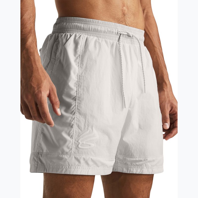 Férfi kosárlabda rövidnadrág Under Armour Curry Woen Short white clay/white clay/white clay