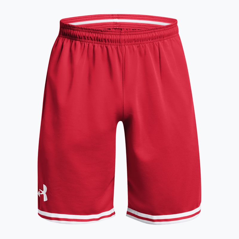 Férfi kosaras nadrág Under Armour 10" Perimeter Short red/white