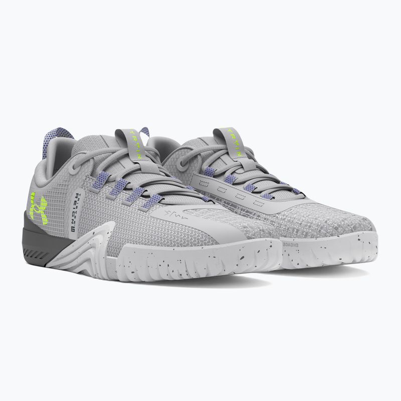 férfi edzőcipő Under Armour TriBase Reign 6 mod gray/starlight/high vis yellow 9