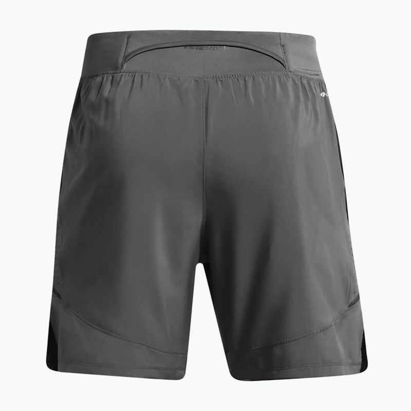 Férfi futónadrág Under Armour Launch Elite 2In1 7'' castelrock/castelrock/reflective 7