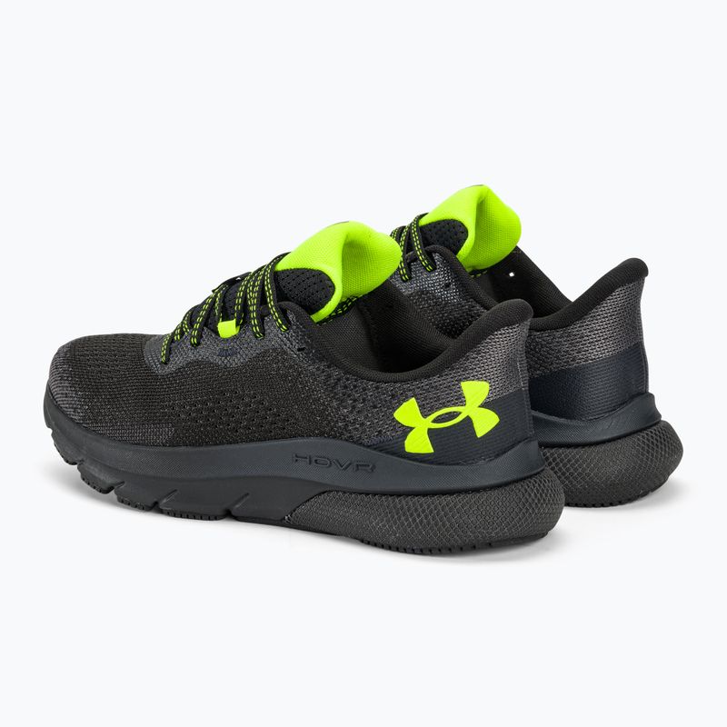 Under Armour Hovr Turbulence 2 férfi futócipő black/black/high vis yellow 3