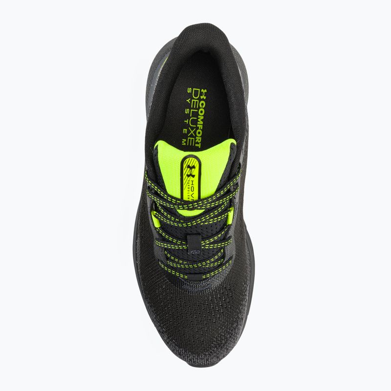 Under Armour Hovr Turbulence 2 férfi futócipő black/black/high vis yellow 6