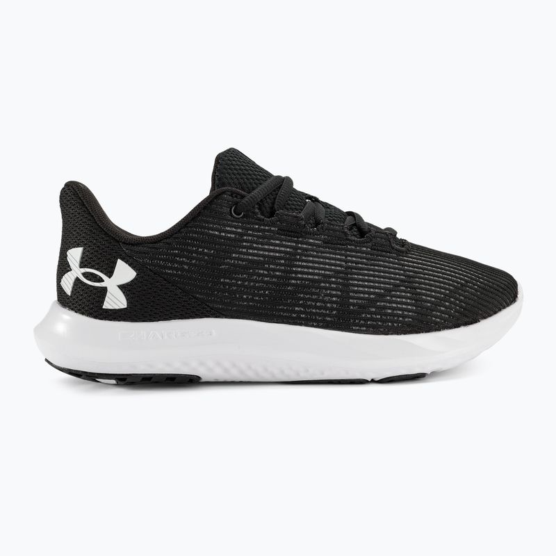 Under Armour Charged Speed Swift női futócipő fekete/fekete/fehér 2