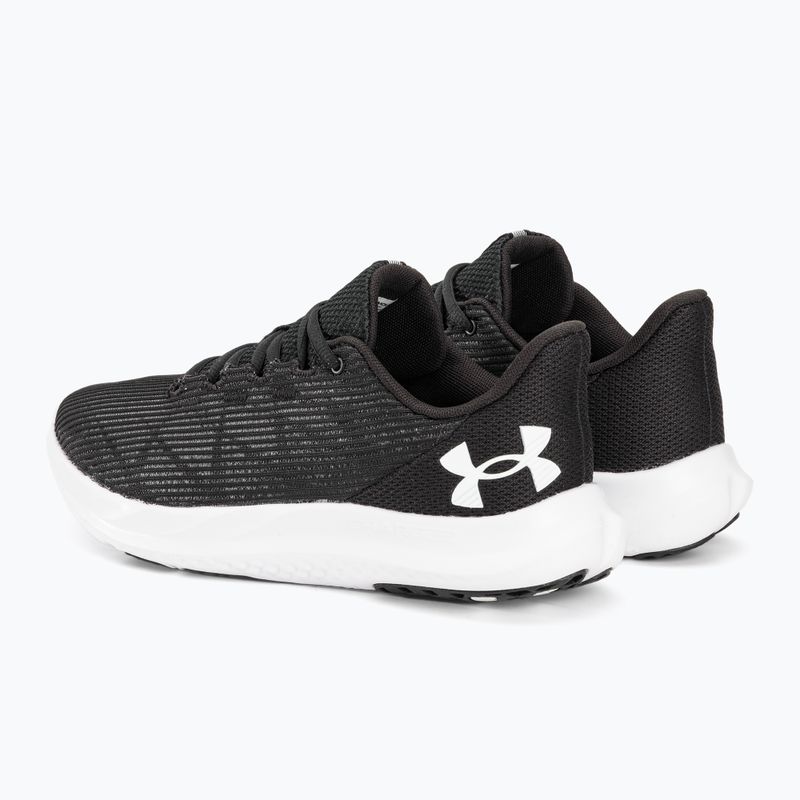 Under Armour Charged Speed Swift női futócipő fekete/fekete/fehér 3