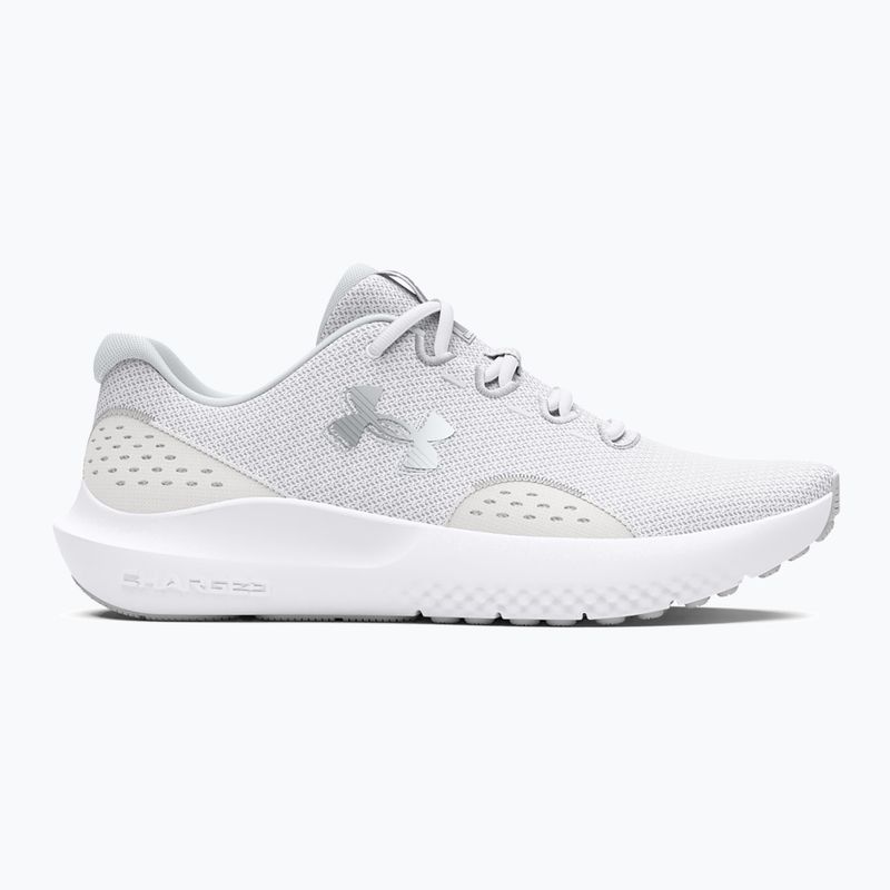 Under Armour Charged Surge 4 női futócipő fehér/távoli szürke/metál ezüst 8