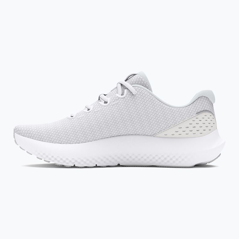 Under Armour Charged Surge 4 női futócipő fehér/távoli szürke/metál ezüst 9