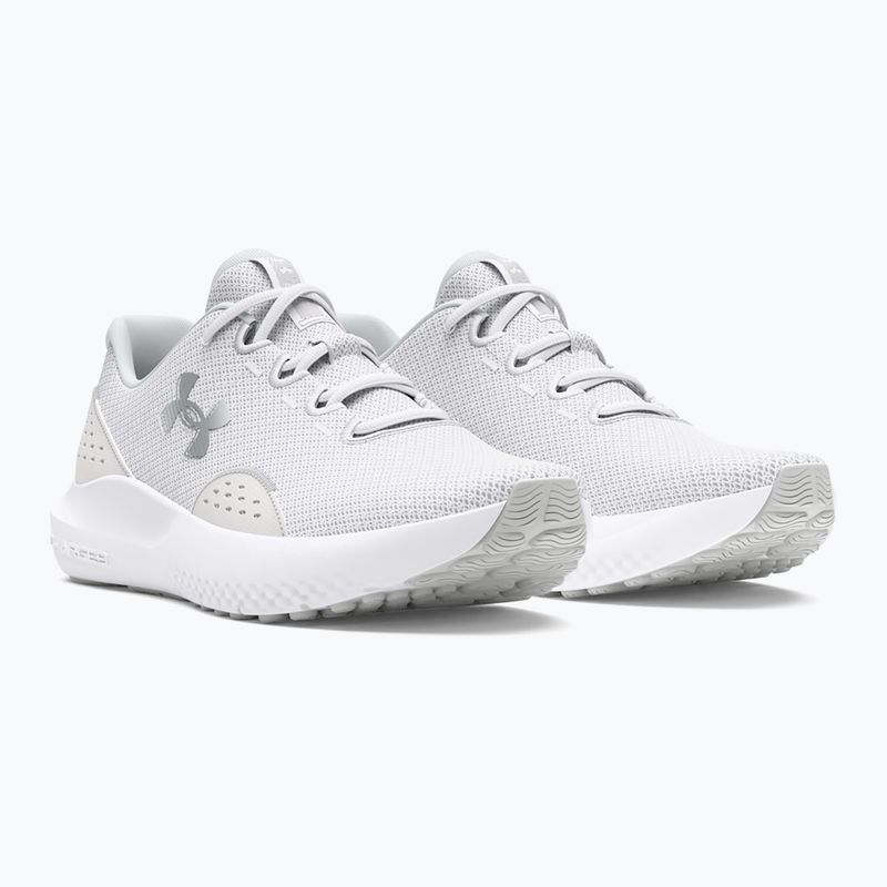 Under Armour Charged Surge 4 női futócipő fehér/távoli szürke/metál ezüst 10