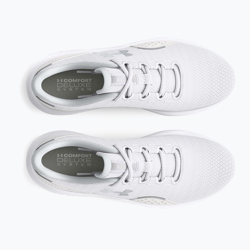Under Armour Charged Surge 4 női futócipő fehér/távoli szürke/metál ezüst 11