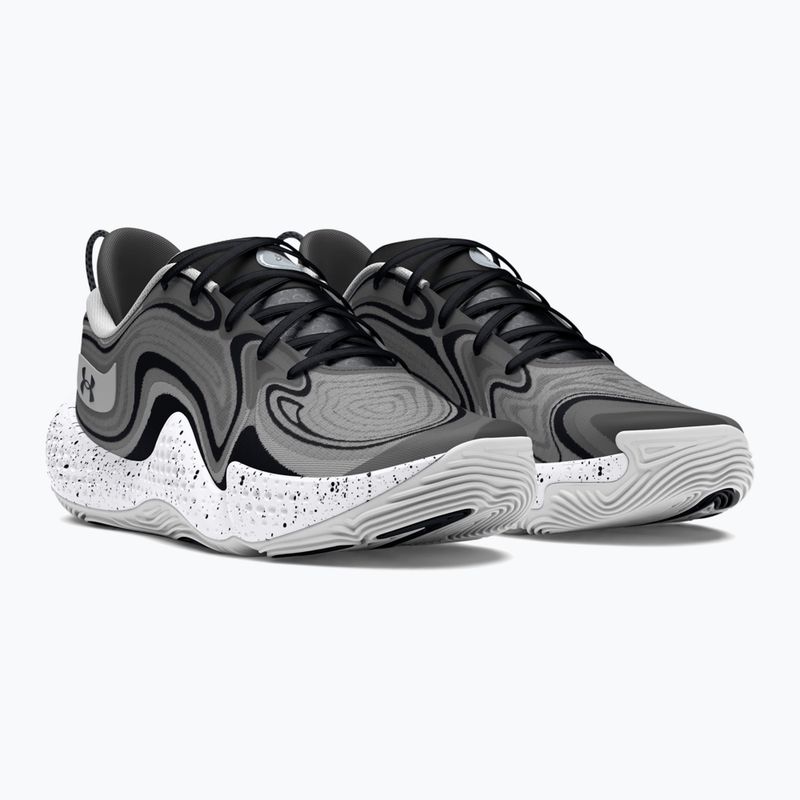 kosárlabda cipő Under Armour Spawn 6 mod gray/black/black 8