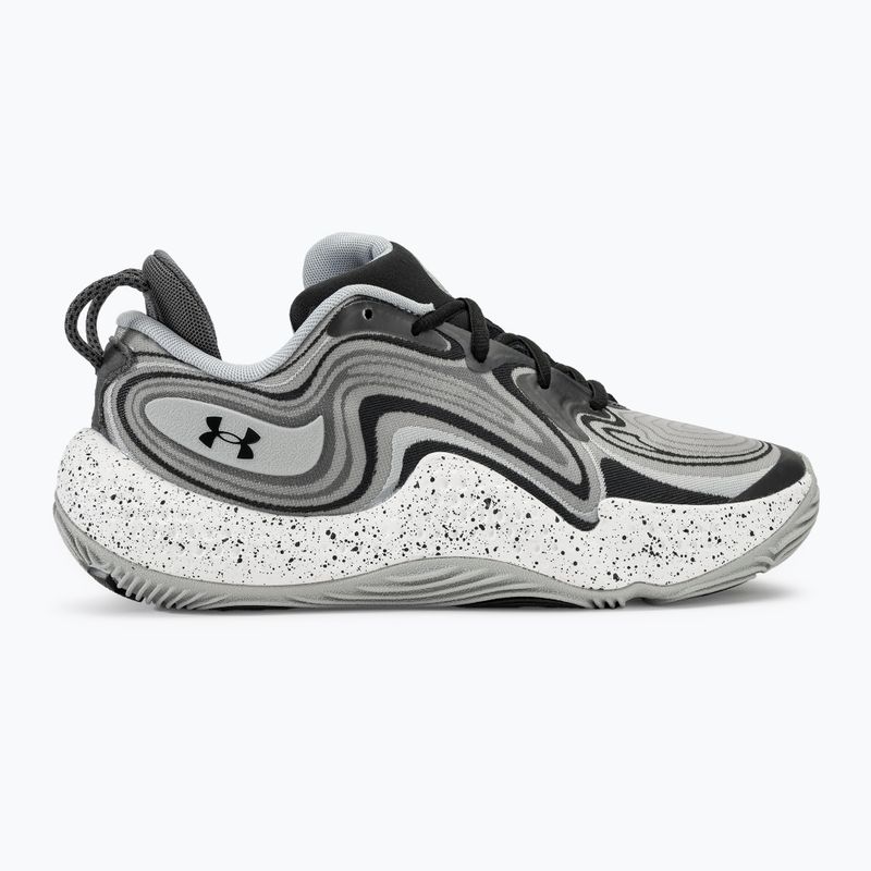 kosárlabda cipő Under Armour Spawn 6 mod gray/black/black 2