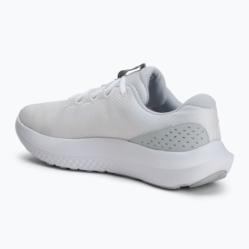 Under Armour Charged Surge 4 fehér/halo szürke/fekete férfi futócipő 3