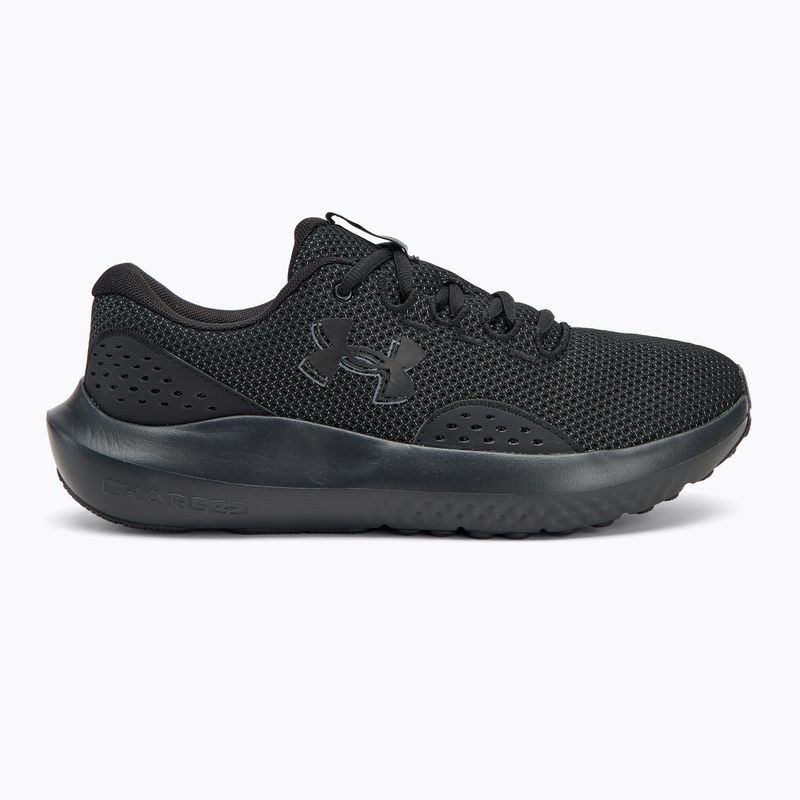 Under Armour Charged Surge 4 fekete/fekete/fekete férfi futócipő 2