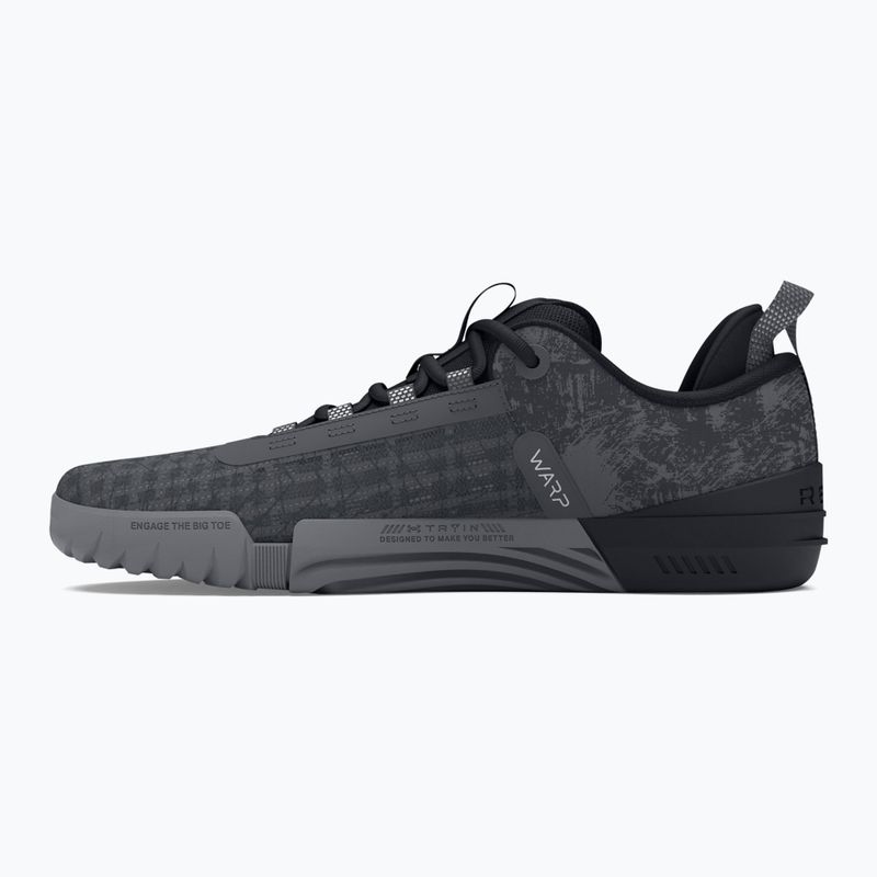 férfi edzőcipő Under Armour TriBase Reign 6 gray void/pitch gray/rush red 9