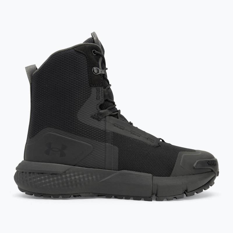 Férfi Under Armour Charged Valsetz Zip taktikai csizma fekete/fekete/jet szürke 2