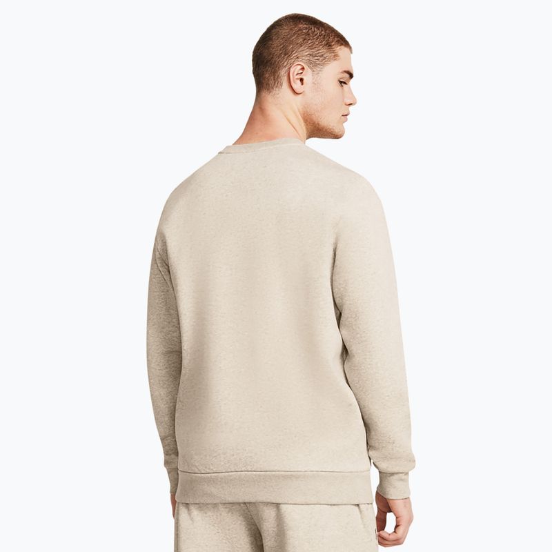 Férfi melegítőfelső Under Armour Essential Fleece Crew timberwolf taupe light hthr/timberwolf taupe 2