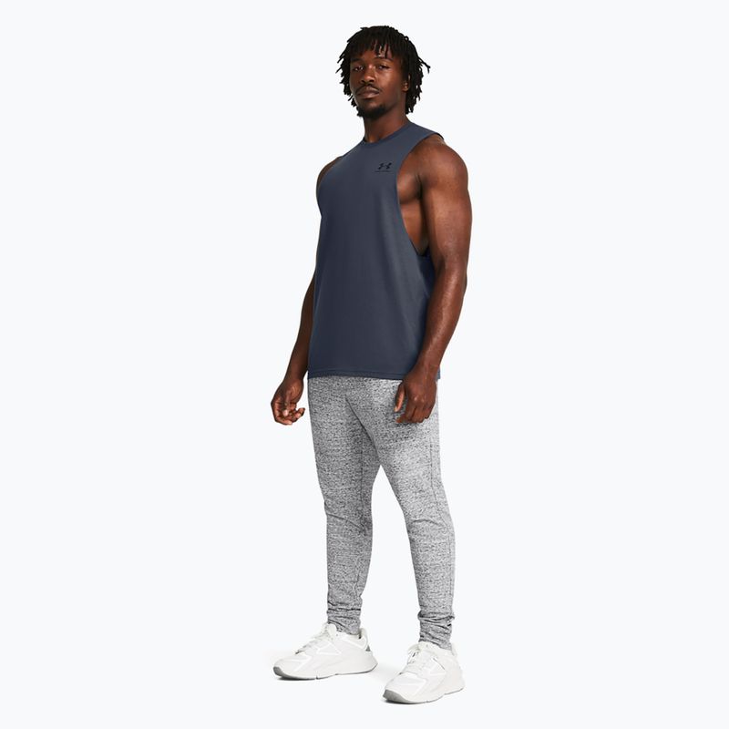 férfi nadrág Under Armour Rival Terry Jogger mod gray light heather/onyx white 2