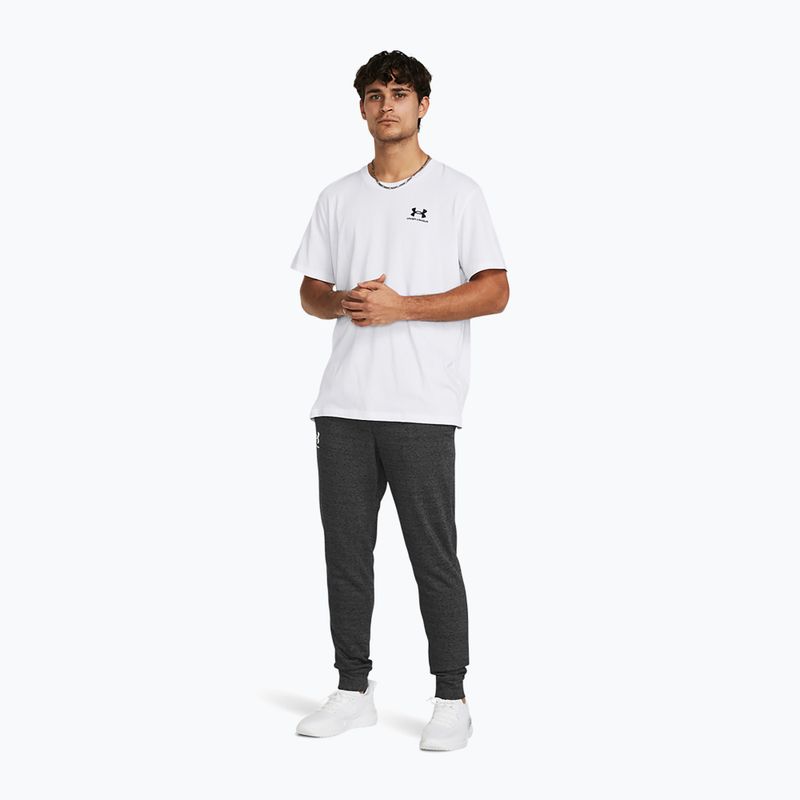 Férfi nadrág Under Armour Rival Terry Jogger castlerock light heather/onyx white 2
